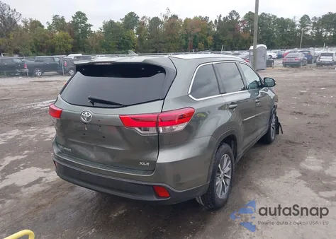 2019 Toyota Highlander Xle из США, поврежденный, VIN 5TDKZRFH7KS369597